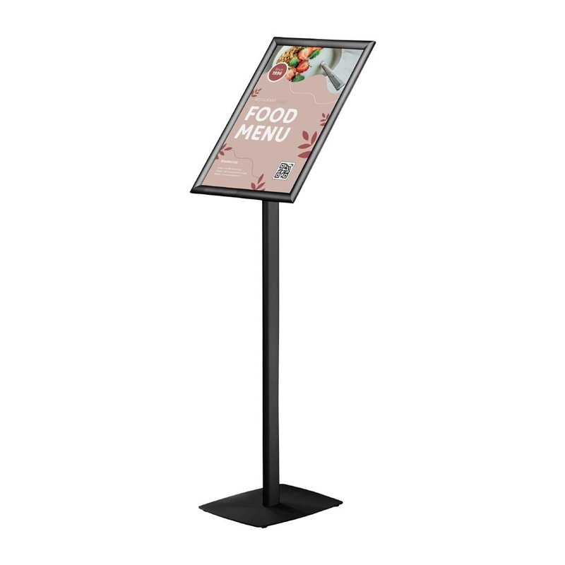 Porte-affiche Europel avec cadre clipsable A3 25mm noir - Gastronoble - HU451