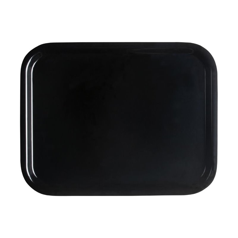 Plateau surface lisse Capri Cambro noir 320x530mm - Gastronoble - CX370