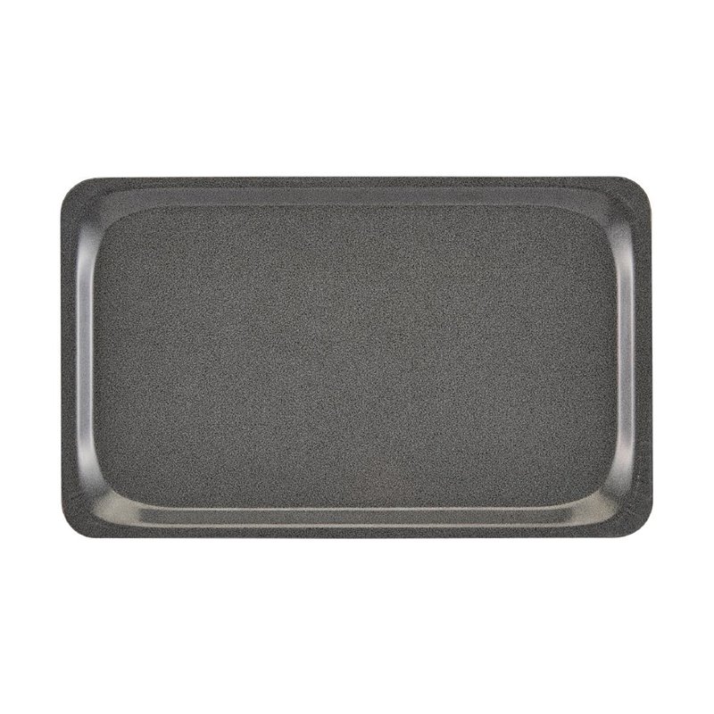 Plateau surface lisse Capri Cambro anthracite 320x530mm - Gastronoble - CX371