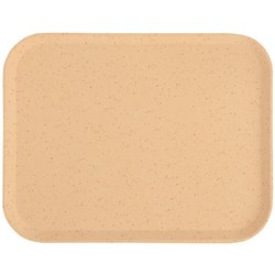 Plateau en polyester Versalite Cambro moka mouchet&eacute; 43 cm - Gastronoble - DJ657