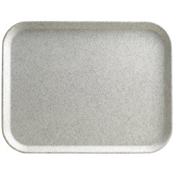 Plateau en polyester Versalite Cambro gris mouchet&eacute; 430mm - Gastronoble - DJ658