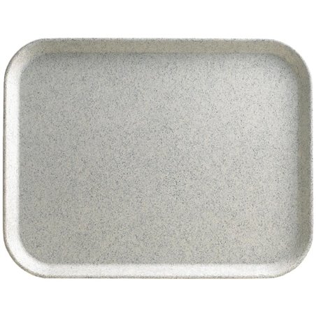 Plateau en polyester Versalite Cambro gris mouchet&eacute; 430mm - Gastronoble - DJ658