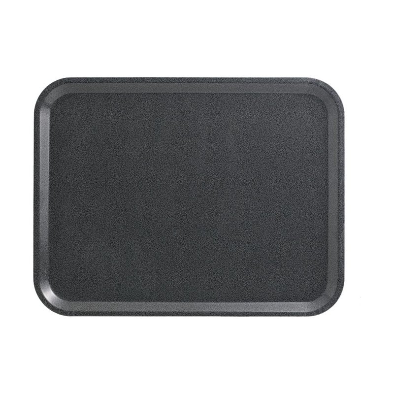 Plateau surface lisse Cambro Capri anthracite 340x460mm - Gastronoble - CX377