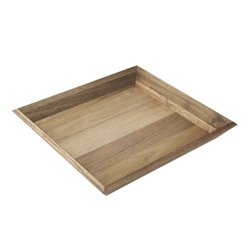 Plateau rectangulaire en acacia Olympia 380x355mm - Gastronoble - DP885