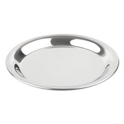 Plateau &agrave; addition rond en inox Olympia 150mm - Gastronoble - HY109