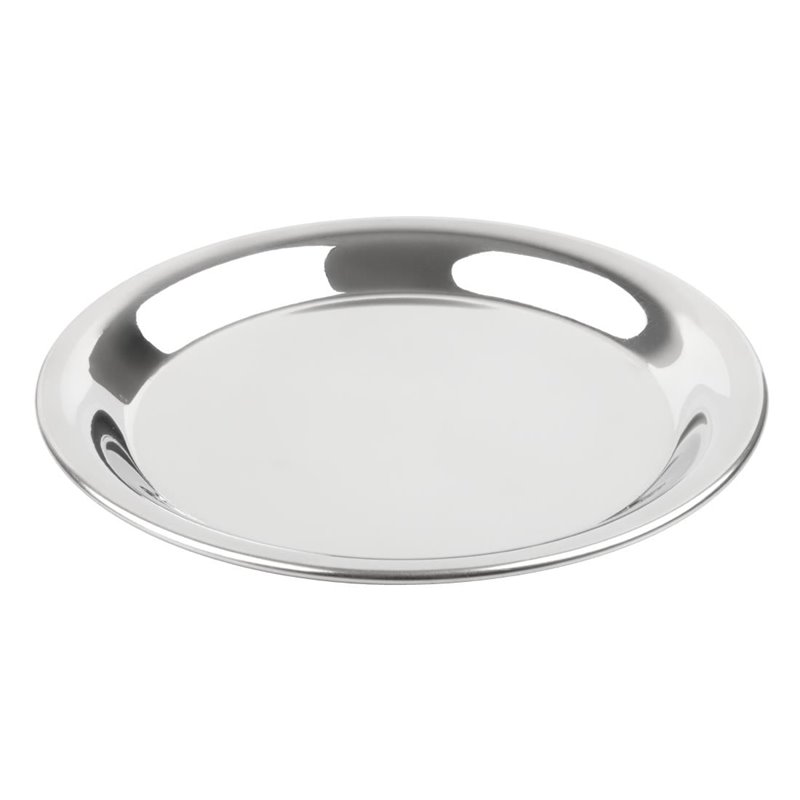 Plateau &agrave; addition rond en inox Olympia 150mm - Gastronoble - HY109