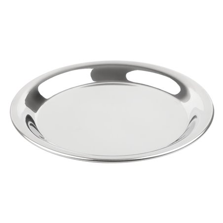 Plateau &agrave; addition rond en inox Olympia 150mm - Gastronoble - HY109