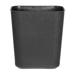 Poubelle pour h&ocirc;tel/bureau noire Bolero 8L - Gastronoble - FU598