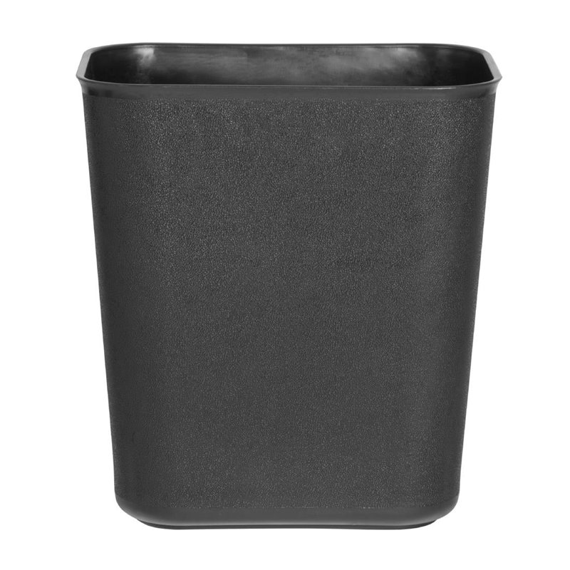 Poubelle pour h&ocirc;tel/bureau noire Bolero 8L - Gastronoble - FU598