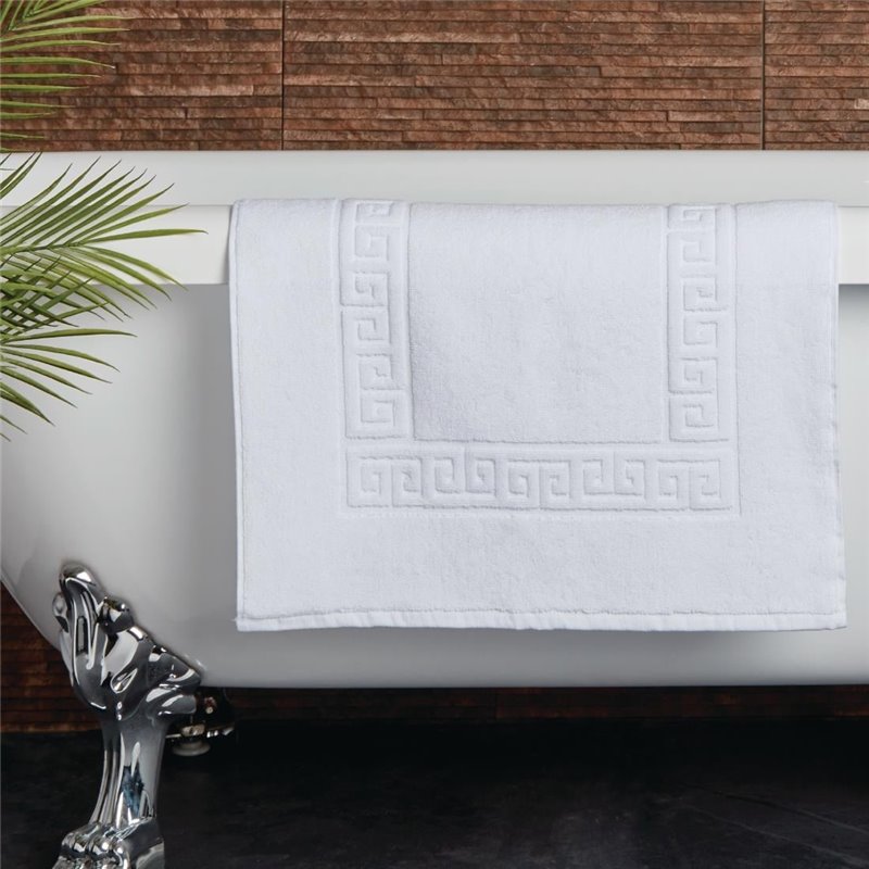 Tapis de bain blanc Comfort Nova Mitre - Gastronoble - HR081