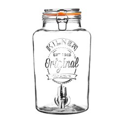 Distributeur de boissons couvercle &agrave; clip Kilner 5 litres - Gastronoble - CJ127
