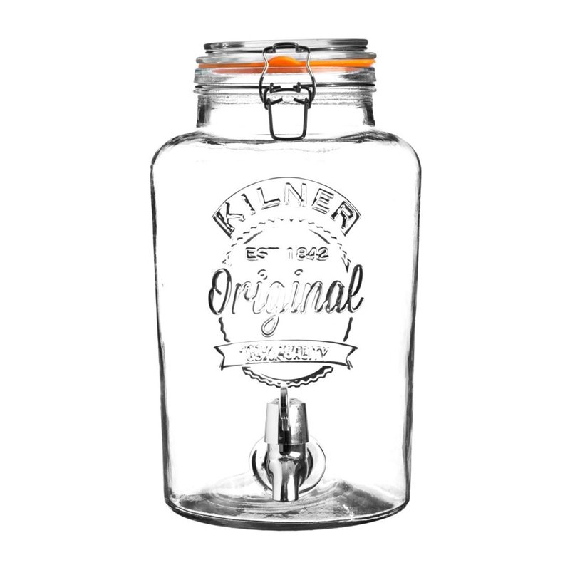 Distributeur de boissons couvercle &agrave; clip Kilner 5 litres - Gastronoble - CJ127