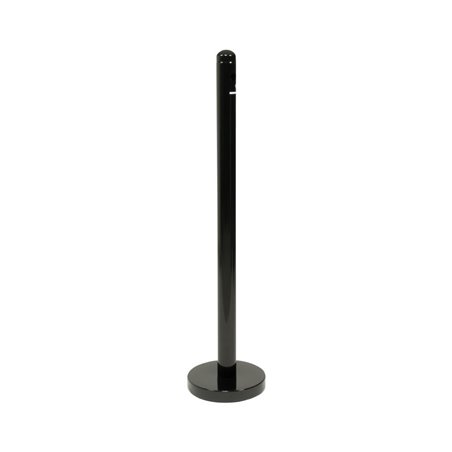 Cendrier poteau en inox noir Securit 1m - Gastronoble - CU942