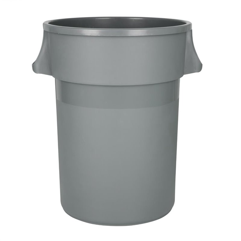 Poubelle ronde usage intensif Jantex grise 160L - Gastronoble - DX498