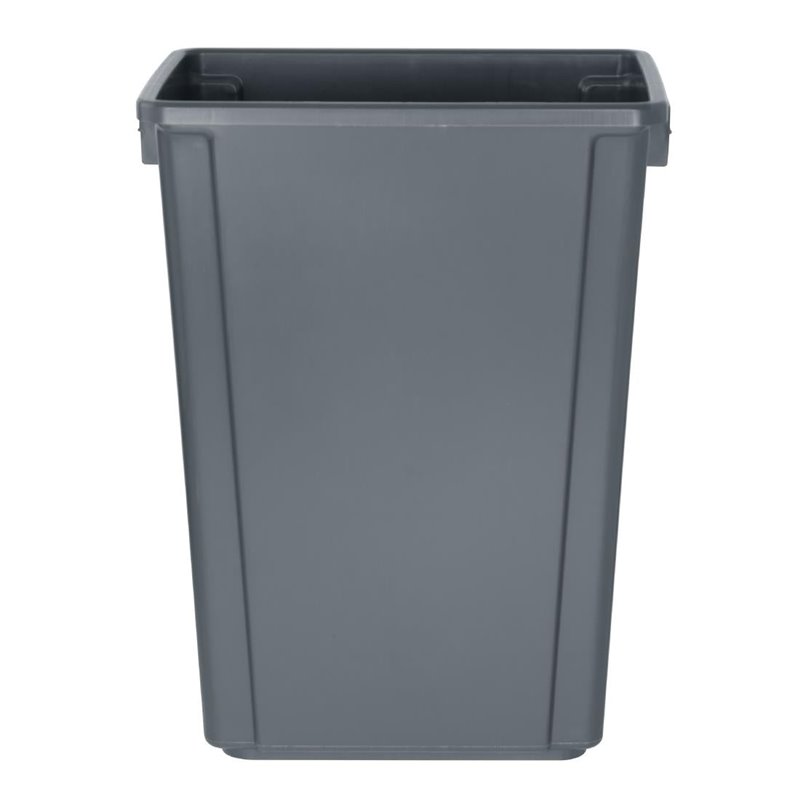 Poubelle Jantex Slim grise 60L - Gastronoble - DX965