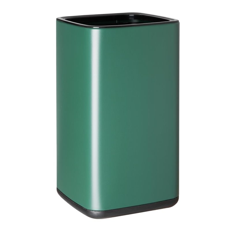 Poubelle carr&eacute;e Bolero verte 7L - Gastronoble - HX261