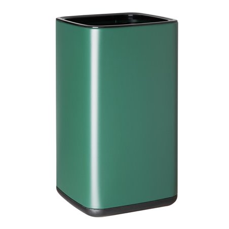 Poubelle carr&eacute;e Bolero verte 7L - Gastronoble - HX261
