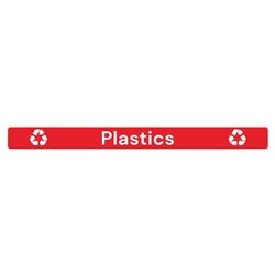 &Eacute;tiquette adh&eacute;sive de couvercle de poubelle Jantex Slim plastiques - Gastronoble - JB493