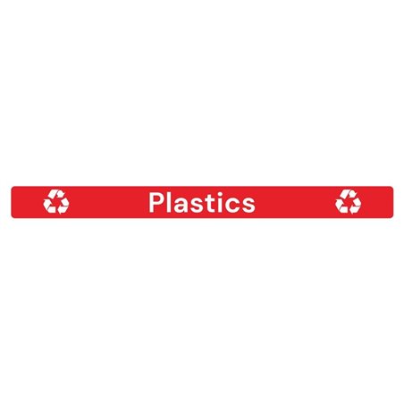 &Eacute;tiquette adh&eacute;sive de couvercle de poubelle Jantex Slim plastiques - Gastronoble - JB493