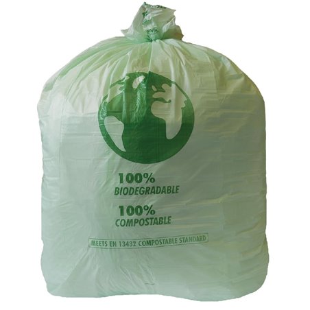 Sacs poubelle compostables Jantex 90L (lot de 20) - Gastronoble - HW685