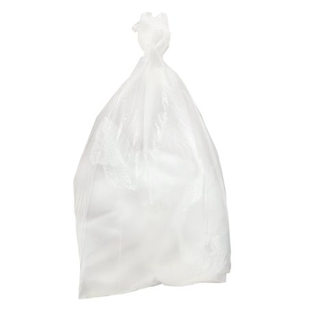 Sacs poubelle recycl&eacute;s r&eacute;sistants Jantex transparents 160L (lot de 100) - Gastronoble - HW686