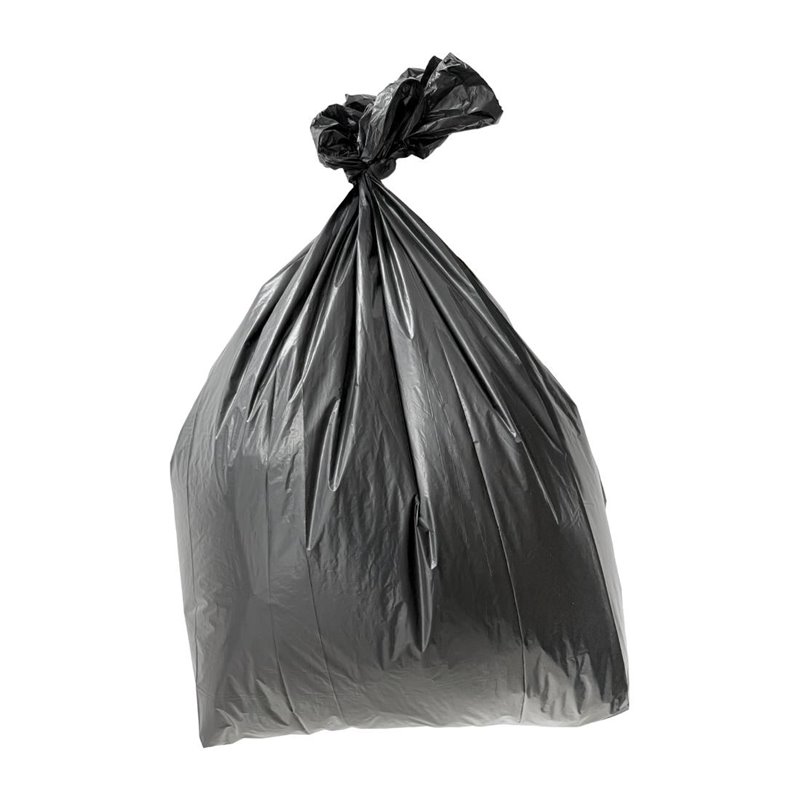 Sacs poubelle standard Jantex noirs 70L (lot de 200) - Gastronoble - HW694