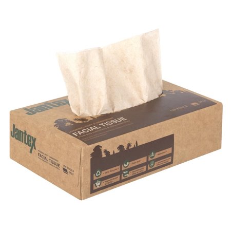 Mouchoirs Jantex Green 100% recycl&eacute; 100 feuilles (lot de 36) - Gastronoble - HW715