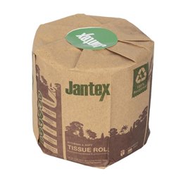 Rouleaux de papier toilette emball&eacute;s Jantex Green 100 % recycl&eacute; 3 plis 260 feuilles (lot de 36) - Gastronoble - HX934