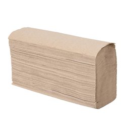 Essuie-mains pli&eacute; en Z Jantex Green 100% recycl&eacute; 2 plis (2250 feuilles) - Gastronoble - HX935