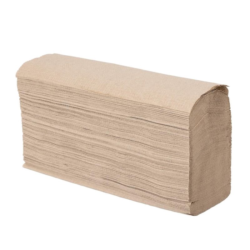 Essuie-mains pli&eacute; en Z Jantex Green 100% recycl&eacute; 2 plis (2250 feuilles) - Gastronoble - HX935