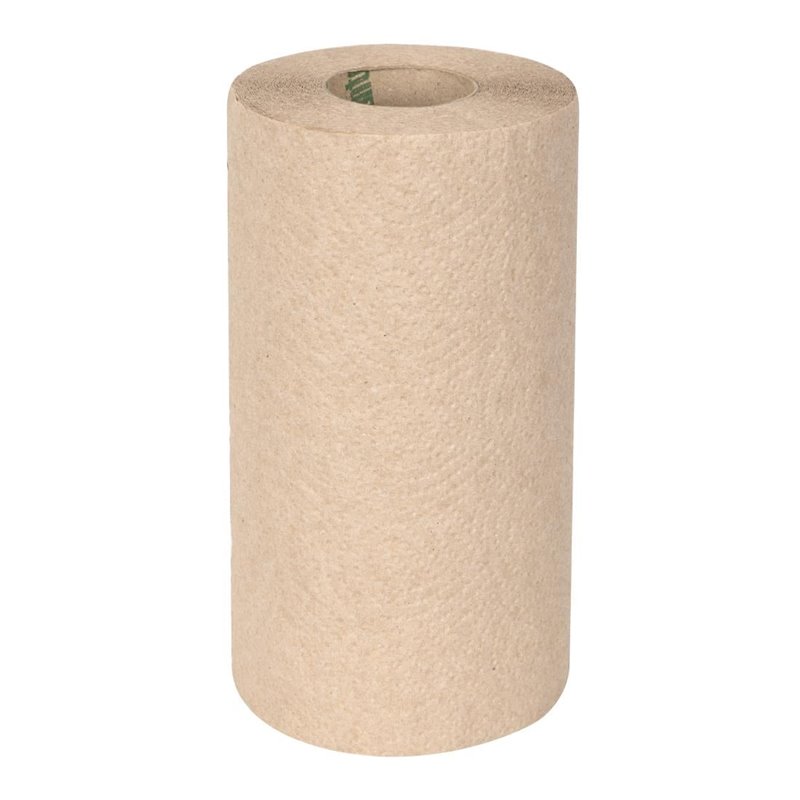 Rouleaux d'essuie-tout Jantex Green 100% recycl&eacute; 75 feuilles (lot de 24) - Gastronoble - HX937
