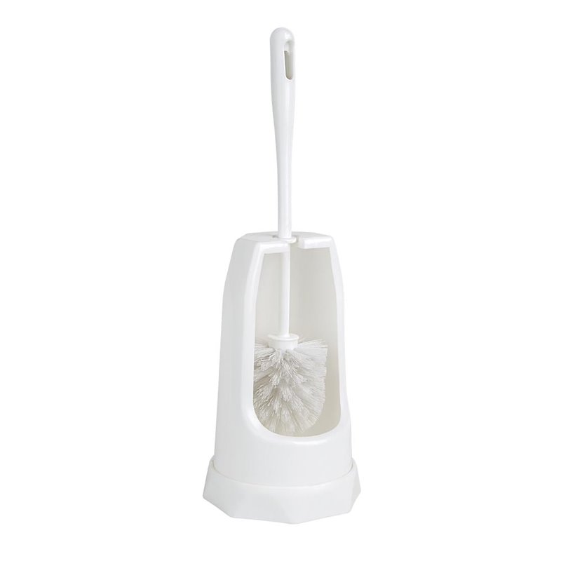 Brosse ronde et support WC Jantex blanc - Gastronoble - HX386