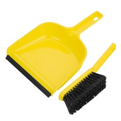 Ensemble pelle et balayette Jantex jaune - Gastronoble - HZ842
