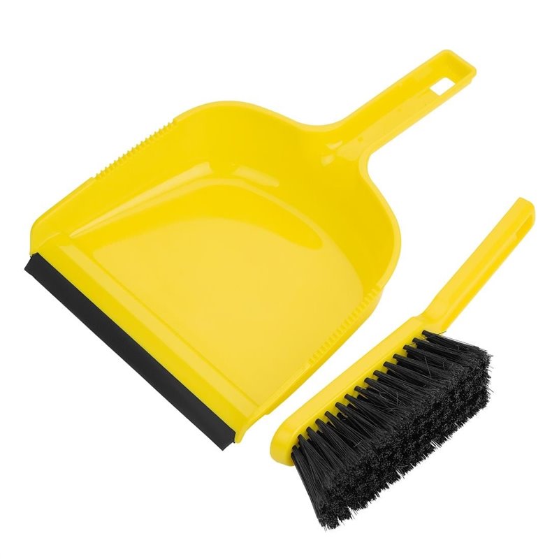 Ensemble pelle et balayette Jantex jaune - Gastronoble - HZ842