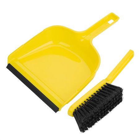 Ensemble pelle et balayette Jantex jaune - Gastronoble - HZ842