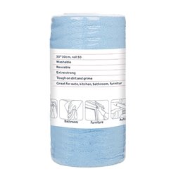 Chiffons en microfibre Nisbets Essentials bleus 300x300m - Gastronoble - HA817