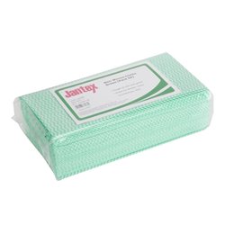 Chiffons non tiss&eacute;s Jantex verts (lot de 50) - Gastronoble - HS596