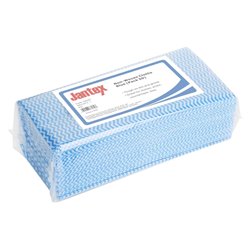 Chiffons non tiss&eacute;s Jantex bleus (lot de 50) - Gastronoble - HS597