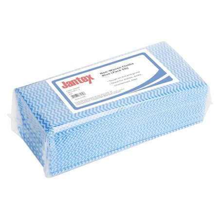 Chiffons non tiss&eacute;s Jantex bleus (lot de 50) - Gastronoble - HS597