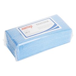 Chiffons de nettoyage salle de bain Jantex bleus (lot de 50) - Gastronoble - HT493
