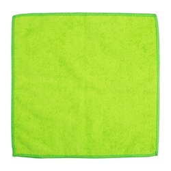Chiffons en microfibre Jantex verts (lot de 5) - Gastronoble - HX270