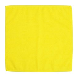 Chiffons en microfibre Jantex jaunes (lot de 5) - Gastronoble - HX272