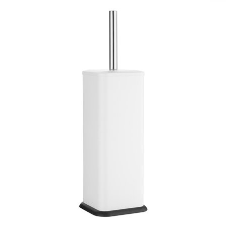Brosse et support WC carr&eacute; blanc Jantex - Gastronoble - HT477
