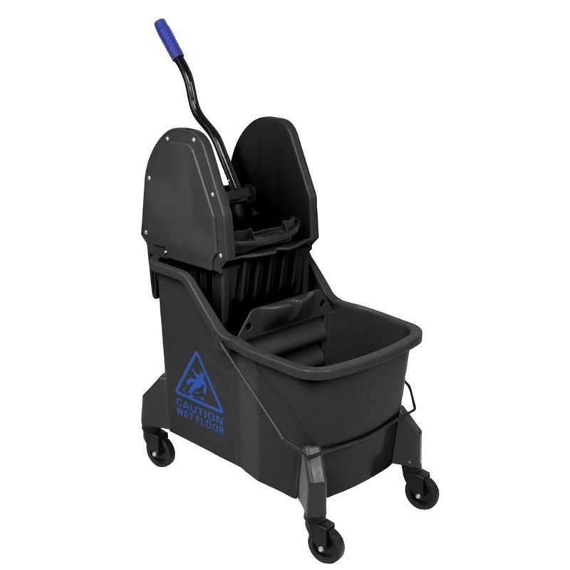Seau essoreur deux compartiments Jantex bleu 30L - Gastronoble - JB543