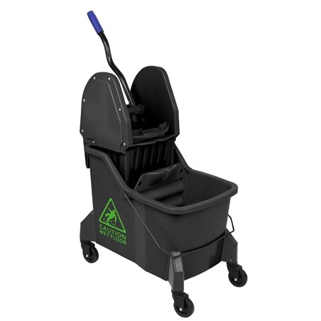 Seau essoreur deux compartiments Jantex vert 30L - Gastronoble - JB544