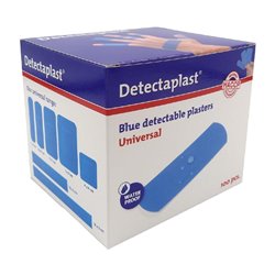 Pansements imperm&eacute;ables Detectaplast 25x72mm (lot de 100) - Gastronoble - GP593