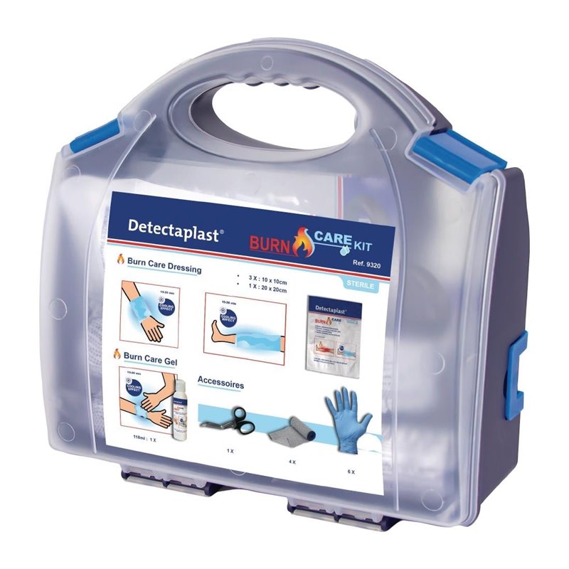 Kit de soin des br&ucirc;lures Detectaplast - Gastronoble - HR277