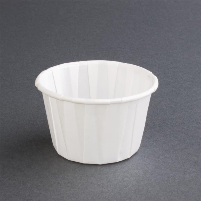 Pots &agrave; sauce en papier Fiesta Recyclable 59&nbsp;ml (lot de 250) - Gastronoble - CX081