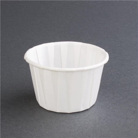 Pots &agrave; sauce en papier Fiesta Recyclable 59&nbsp;ml (lot de 250) - Gastronoble - CX081