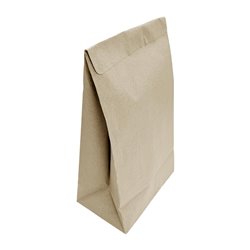 Sacs moyens &agrave; soufflet avec bande adh&eacute;sive Fiesta Recyclable (lot de 250) - Gastronoble - JA318